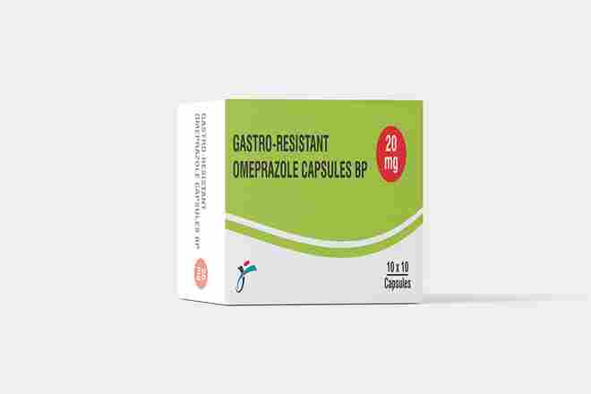 GASTRO-RESISTANT OMEPRAZOLE CAPSULES BP 20 mg